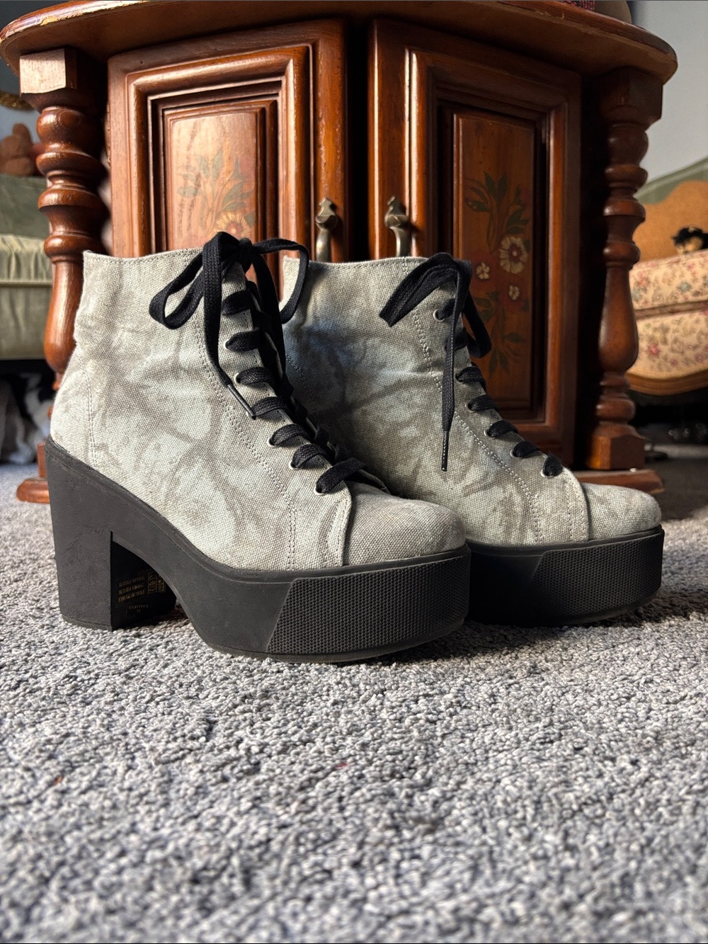 Chunky Heel Boots